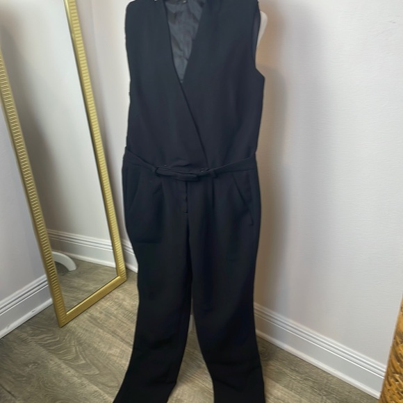 Retail $309 Maje Structured Sleeve Jumpsuit - Picture 2 of 10